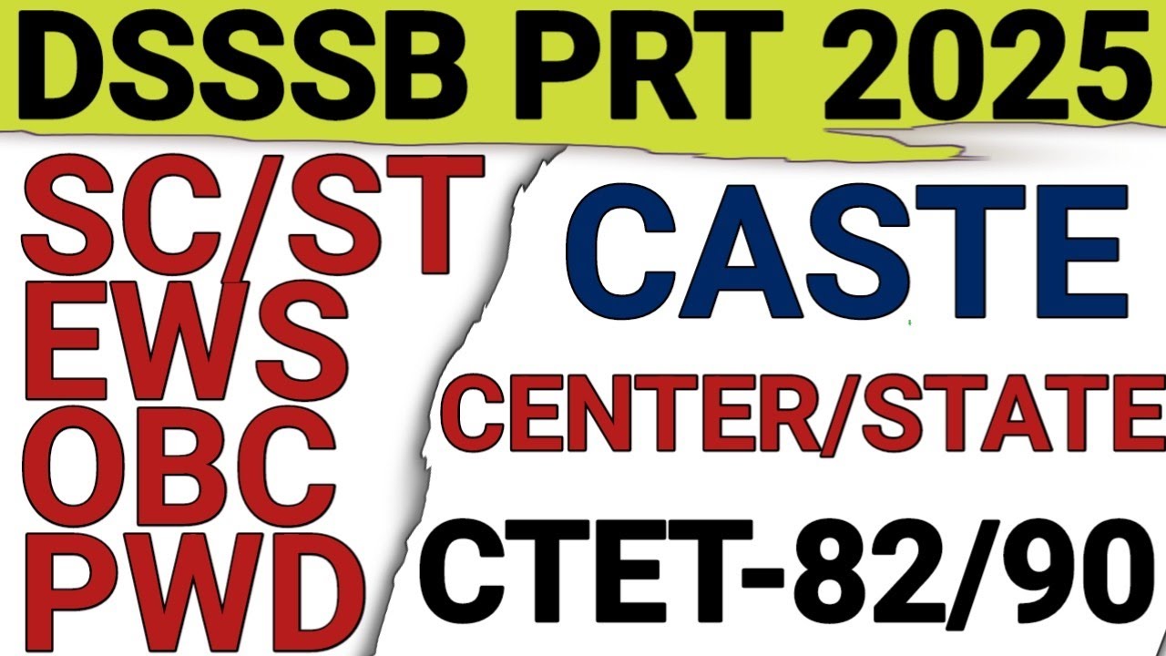 DSSSB PRIMARY VACANCY 2025|OTHER STATE SC ST OBC EWS PWD CASTE CERT|CTET MARKS|AGE LIMIT|CAREER BIT