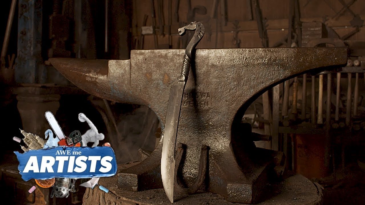 Forged Horseman's Dagger - Sam Salvati - AWE Me Artists Series