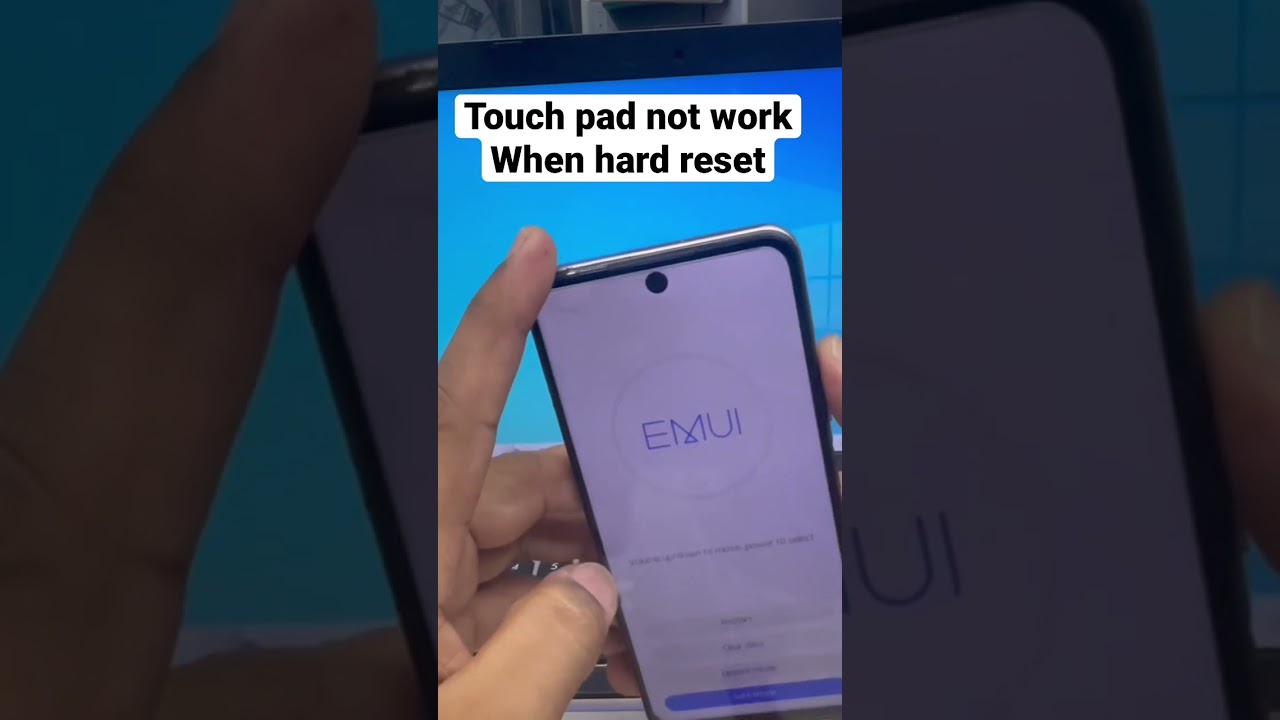 Factory reset touch not working while Lock Screen working