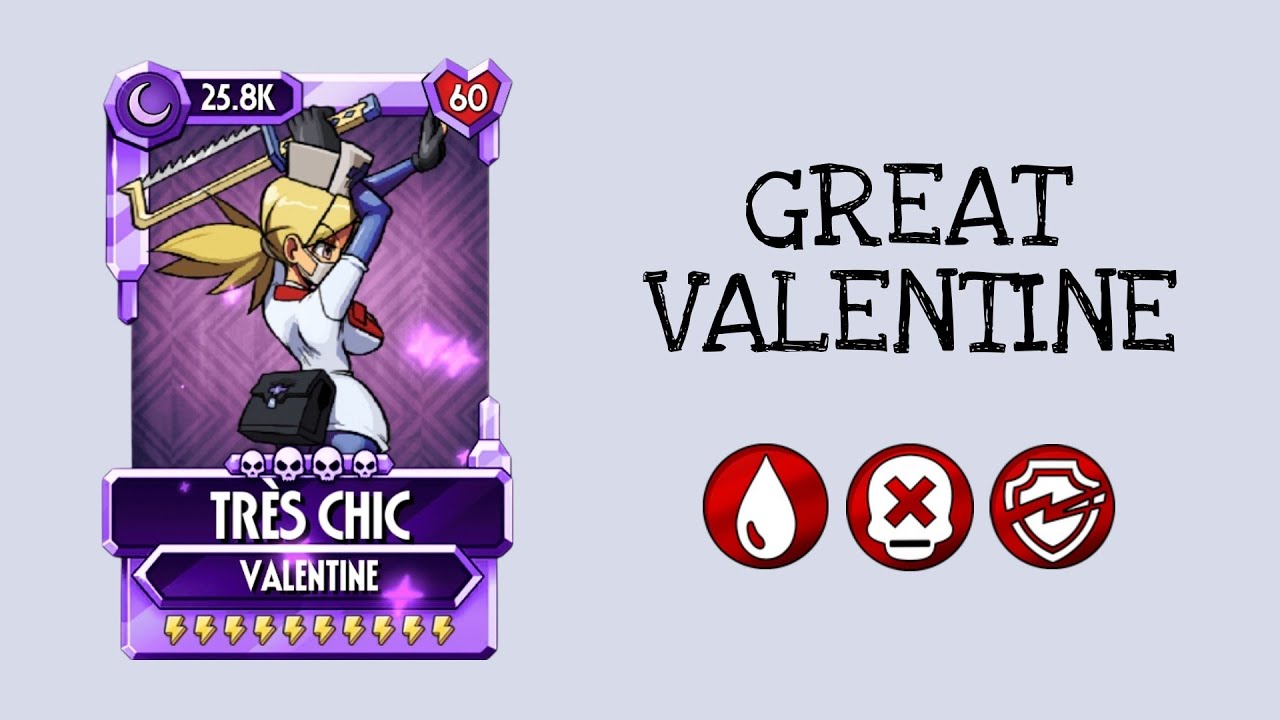 TR&Egrave;S CHIC Valentine showcase, skullgirls mobile