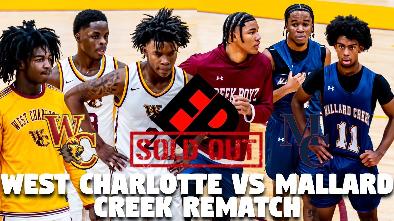 West Charlotte Vs Mallard Creek: Sold Out Rematch Gets Ugly Quick! NC High School Basketball