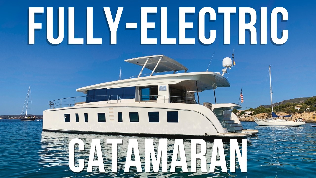 16.7m Fully-Electric Catamaran Yacht - Silent Yachts 55 | Luxury Catamaran Yacht | Mania Luxury