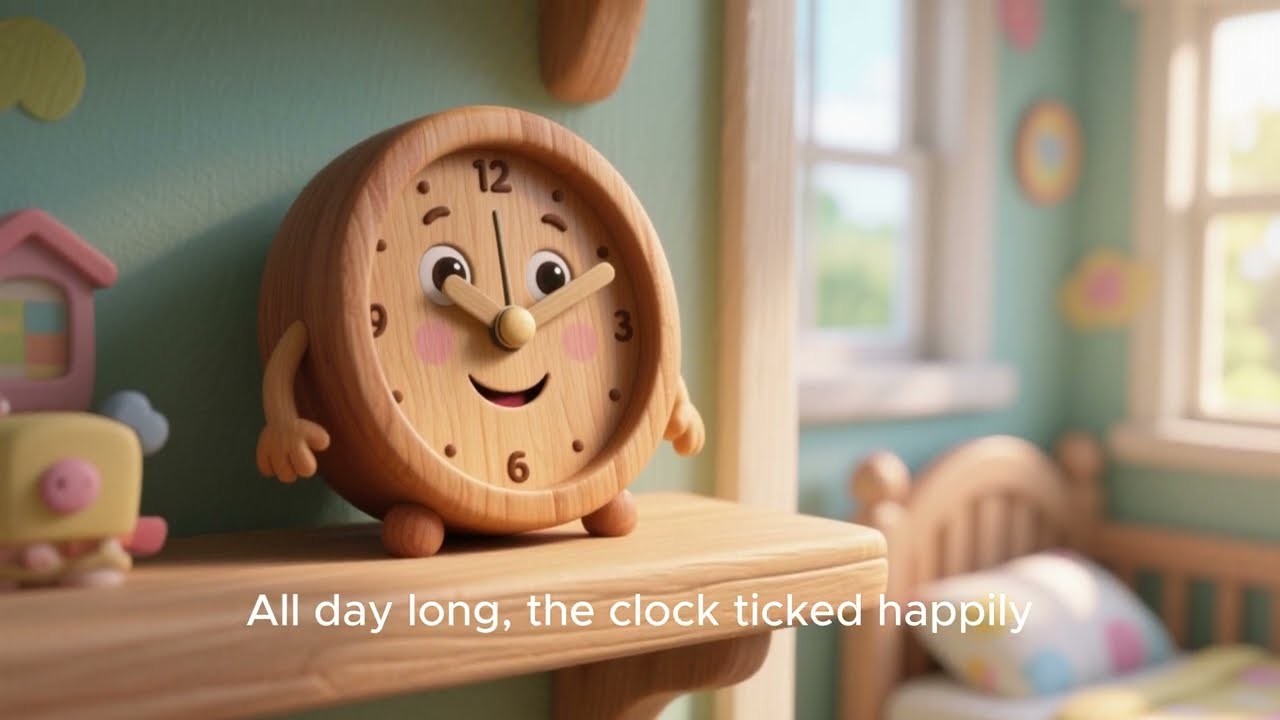 The Clock That Said Shhh 🌙 | Calm Bedtime Story for Kids #BedtimeStory #KidsSleep #CalmStory