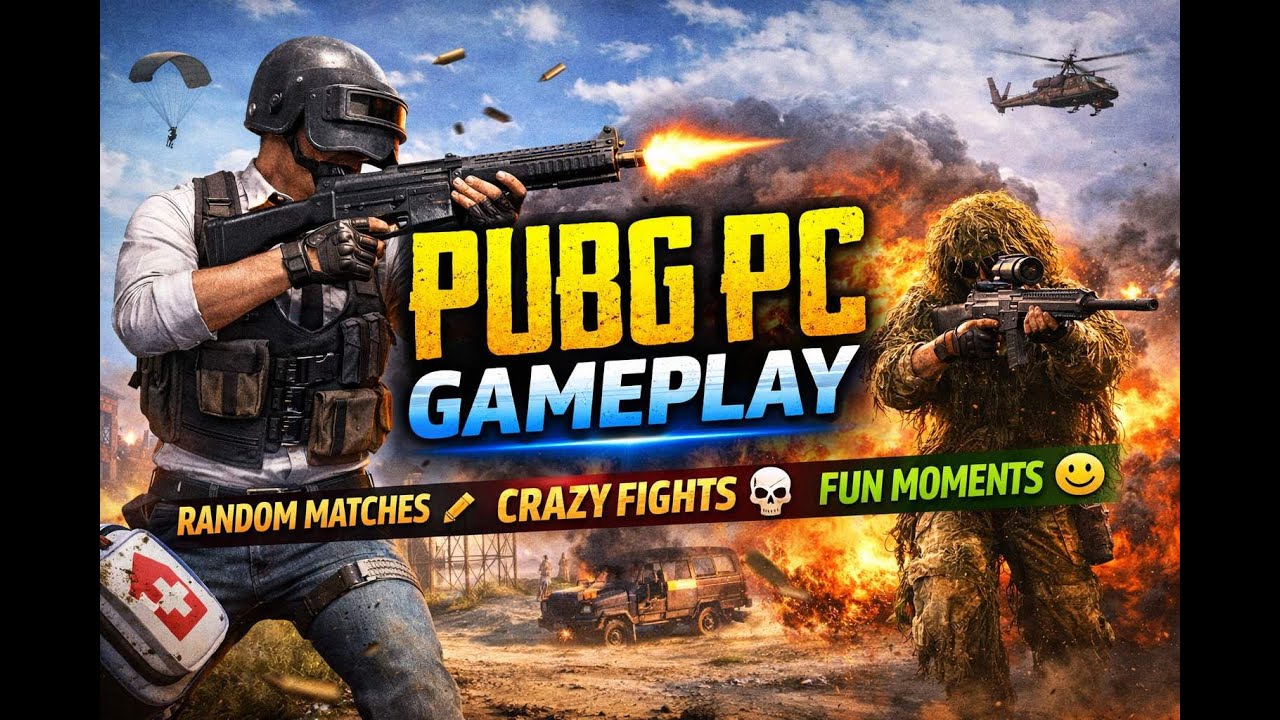 PUBG PC LIVE 🔴 | Chill Gameplay + Clutch Moments 😈