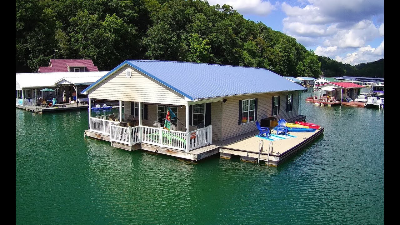 26 x 45 Floating Cabin (Approx 1170sqft - 3 Bedroom/2 Bath) For Sale ON Norris Lake TN - SOLD!