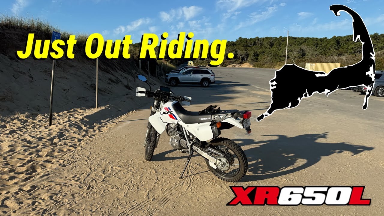 Just Out Riding | Explore Cape Cod | XR650L | Sandy Trail Riding
