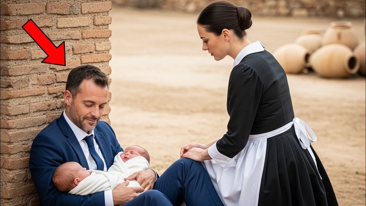 Empresário viúvo largado com dois bebês é encontrado pela empregada… e ela muda tudo 😭👶💔