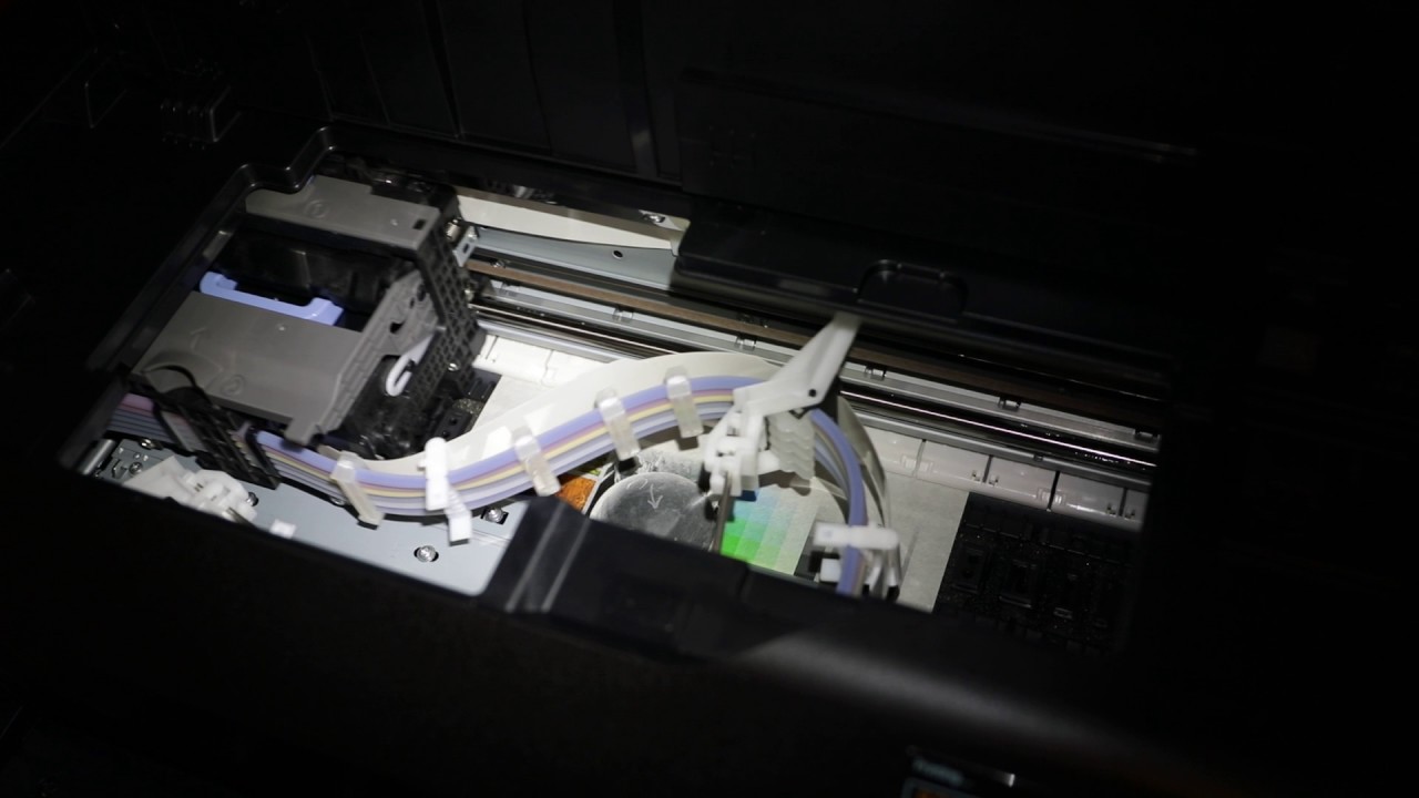 Canon Imageprograf Pro 1000 Printer In Action - Printhead and Paper Handling