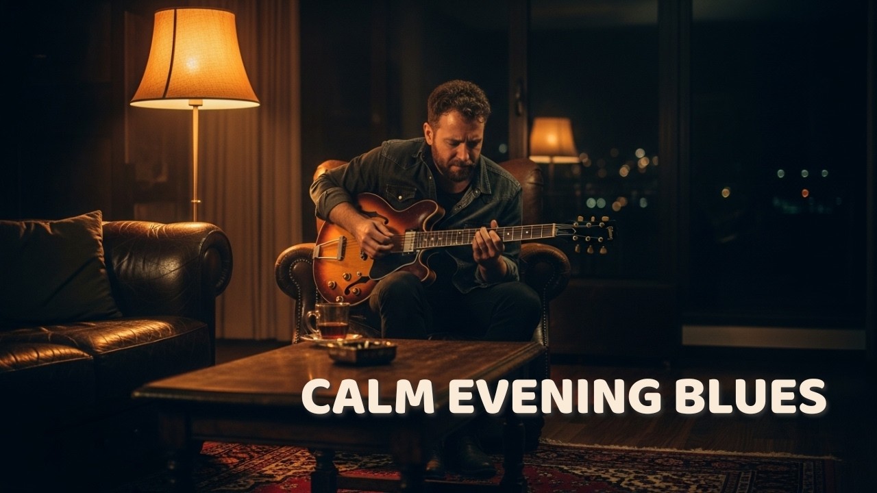 Blues Guitar Instrumental – Calm Mood for Long Evenings