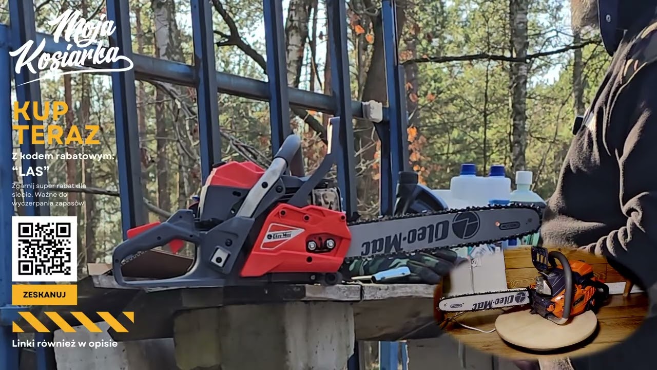 OleoMac GS371 - pilarka mała a mocna! test i prezentacja.