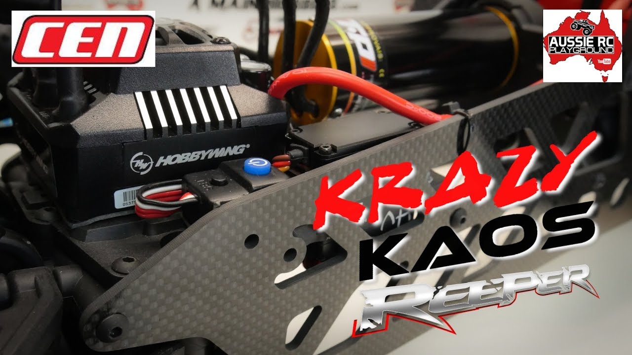 RC PitStop 47 - Krazy Kaos Reeper Part 3 - Electrics install