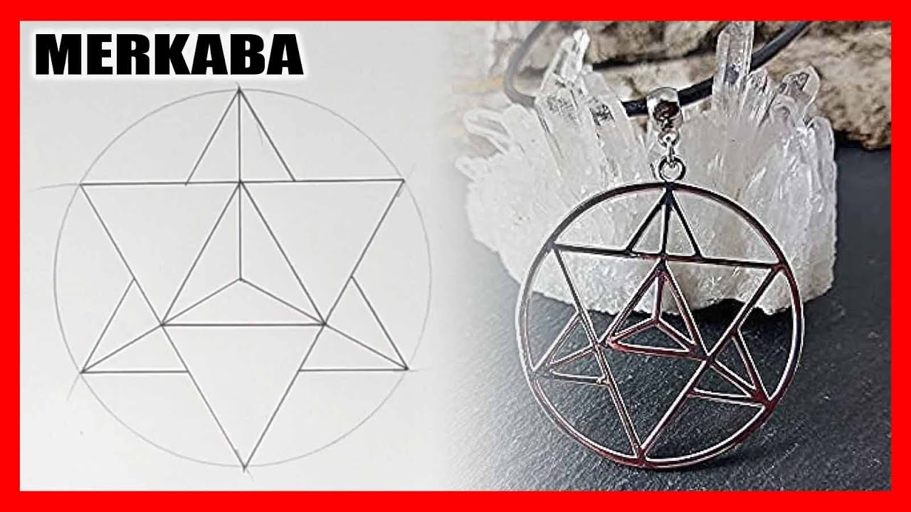 Como dibujar el MERKABA | un video de geometría sagrada con que es y como hacerlo