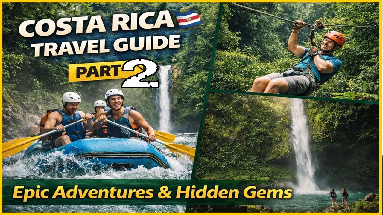 Costa Rica’s BEST Destinations 🌴 | Tamarindo, La Fortuna, Manuel Antonio & More!  Part 2or5