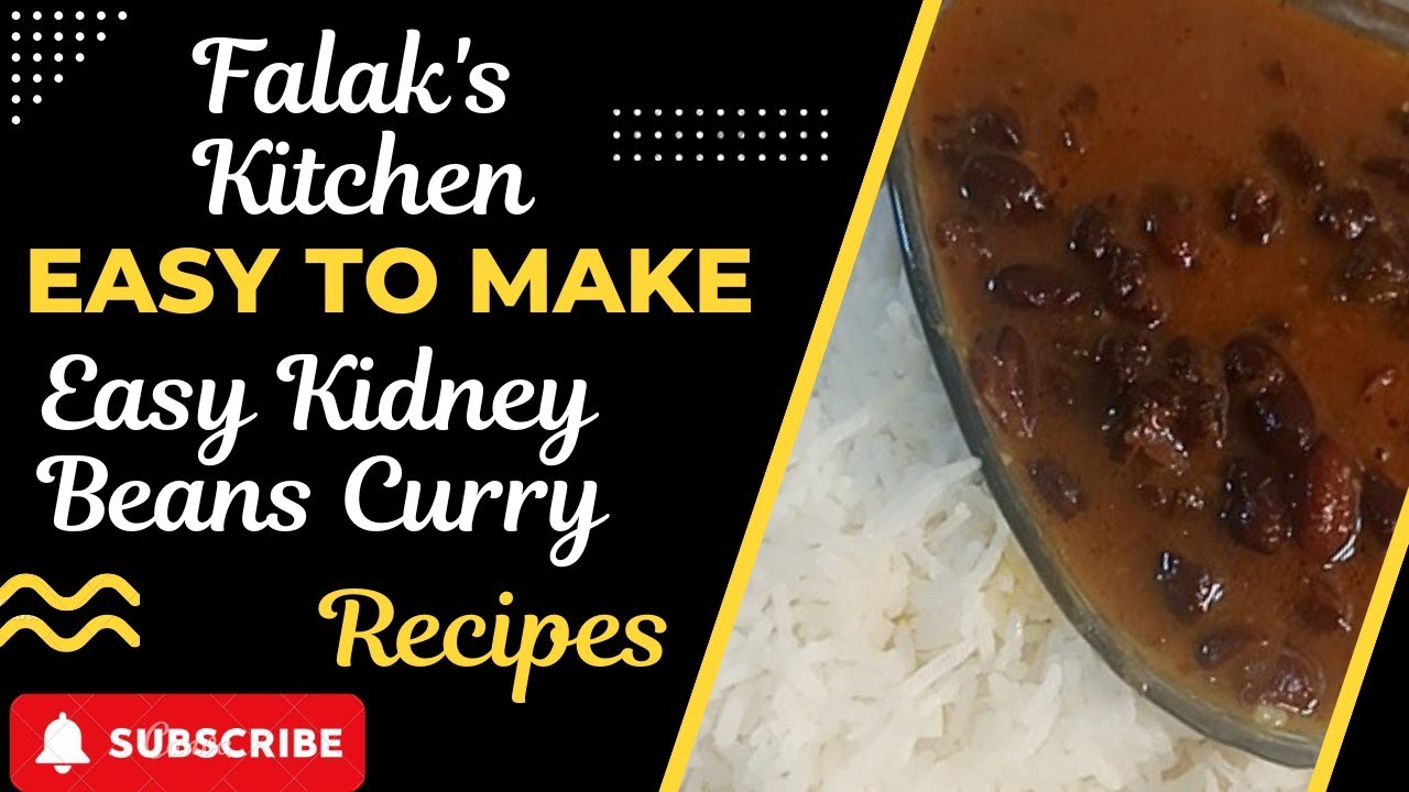 Kidney Beans Recipe | Red Beans Curry | Healthy & Easy Lal Lobia Recipe
