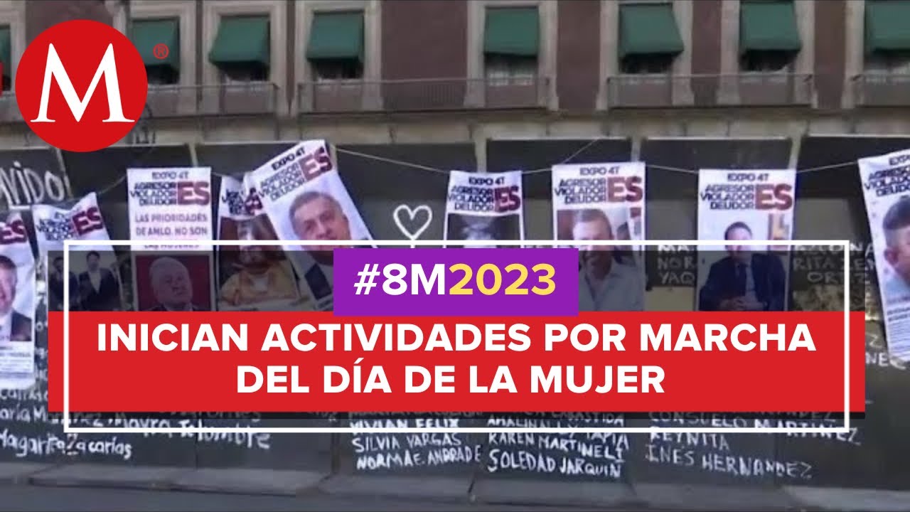 Inician los preparativos para marcha 8M en el Z&oacute;calo capitalino