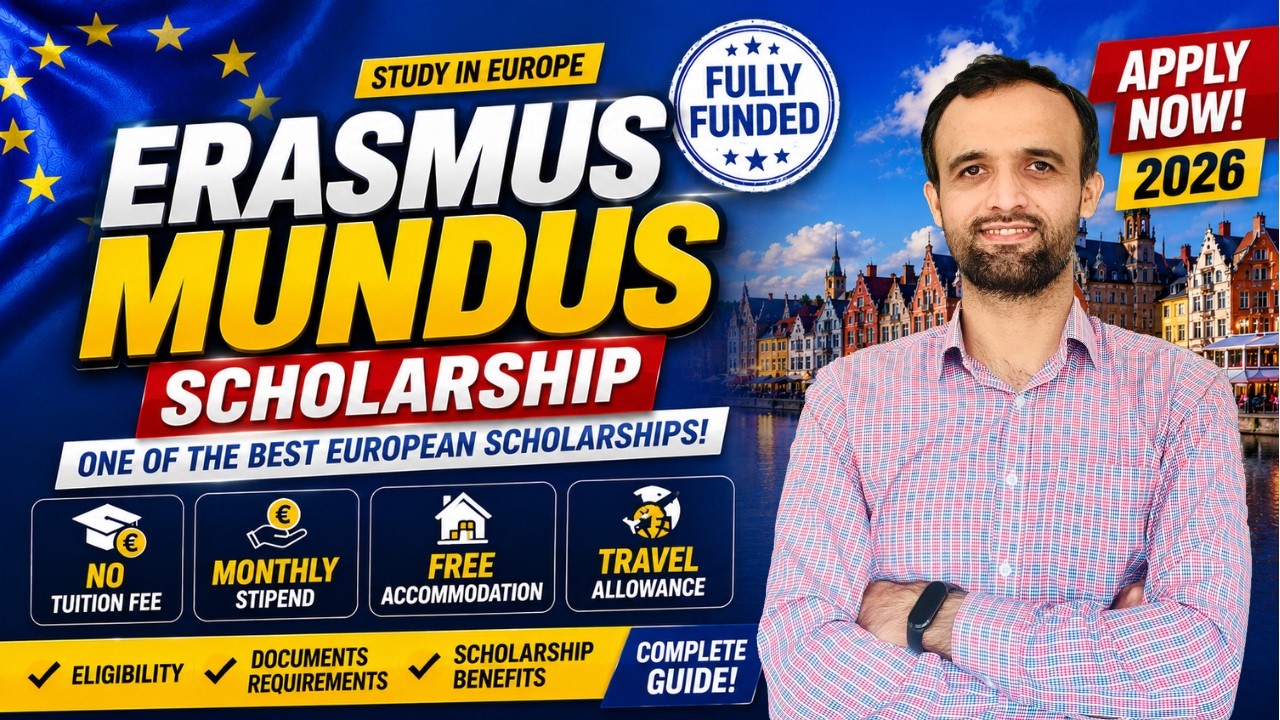 Erasmus Mundus Scholarship 2026 | Complete Guide for Fully Funded Europe Scholarship