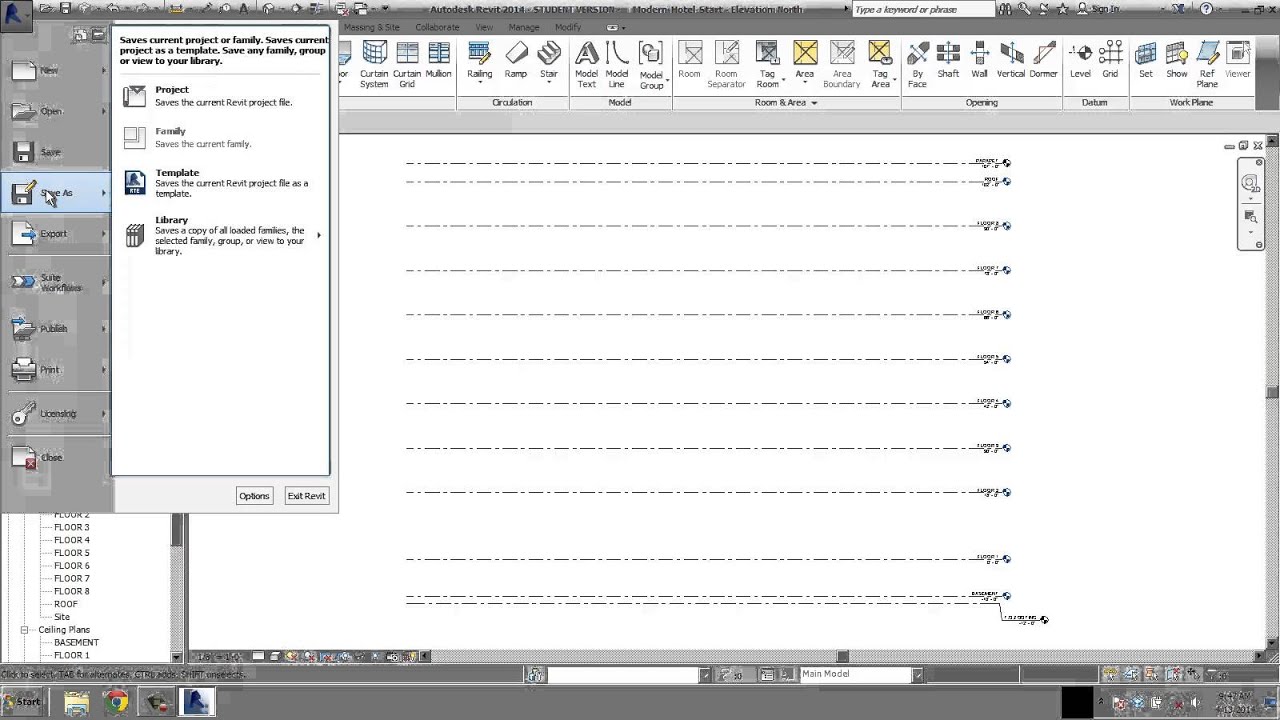 Revit Hotel Project wk 11