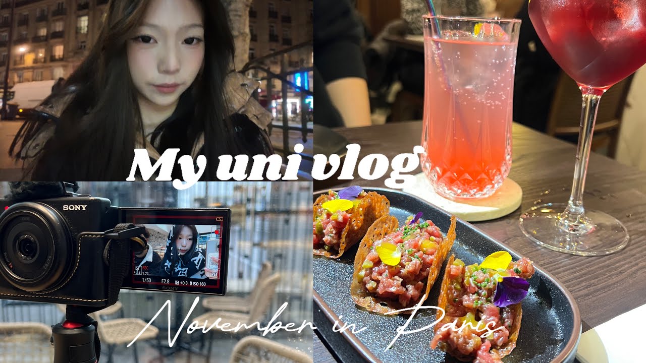 Vlog 21 UNE SEMAINE DANS MA VIE ( mes études / sorties / resto )