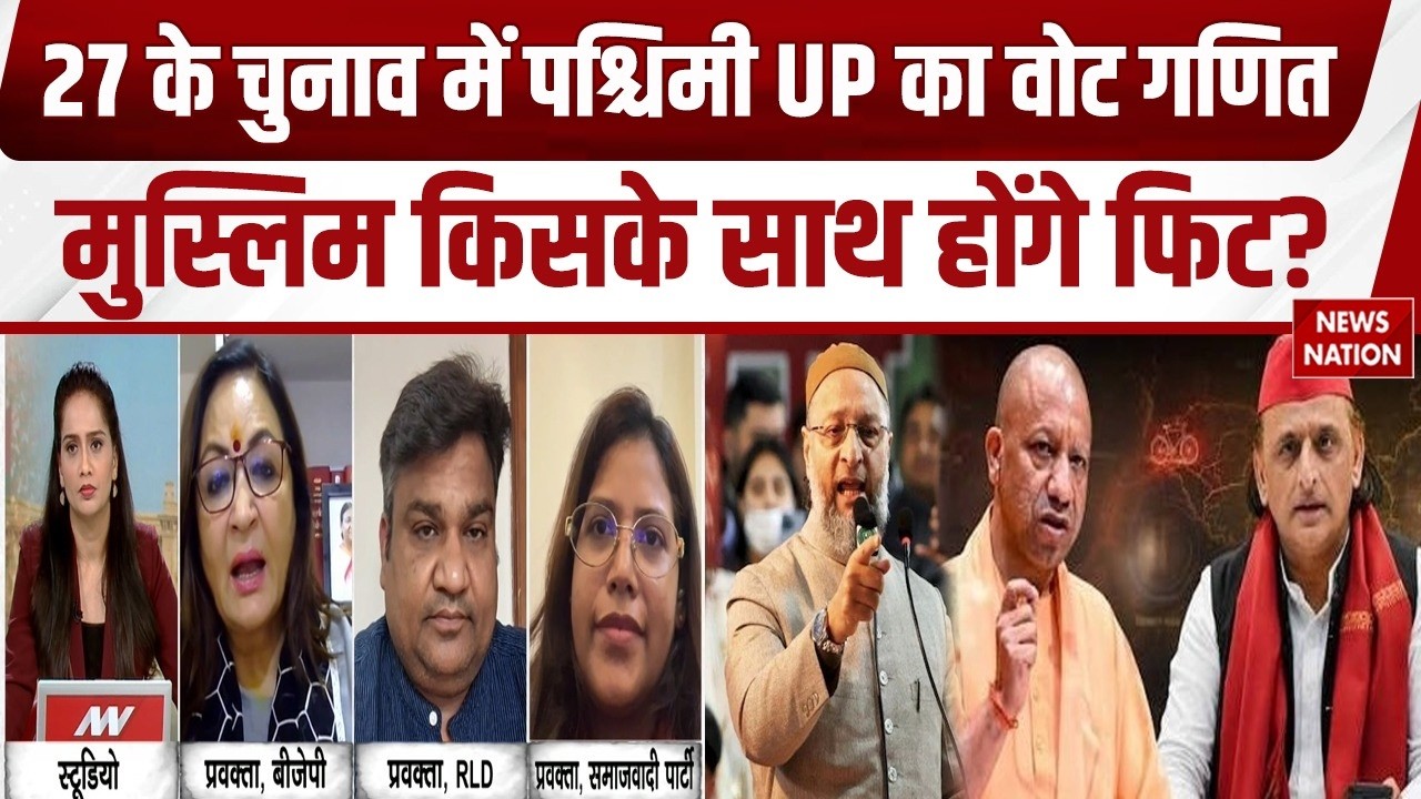 UP Election 2027 UP का वोट गणित, Muslims किसके साथ होंगे फिट? SP | BJP | AIMIM | Akhilesh | CM Yogi