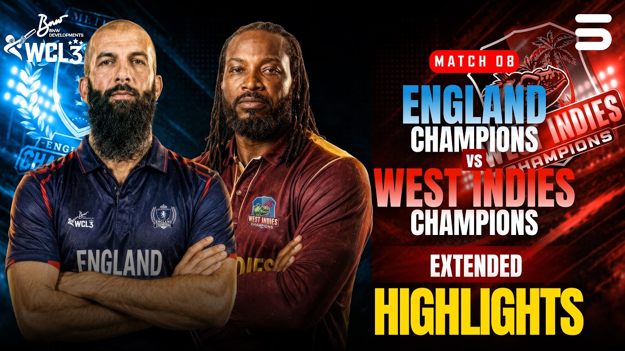 Full Match Highlights | England Champions vs West Indies Champions | Match 08 | WCL 2026 | M9O1T