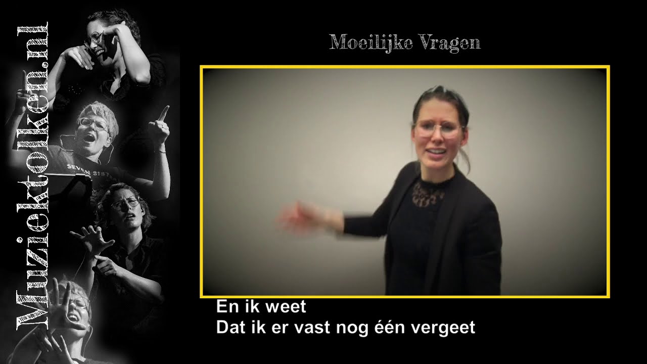 Moeilijke Vragen van Kinderen voor Kinderen ondersteund met gebaren
