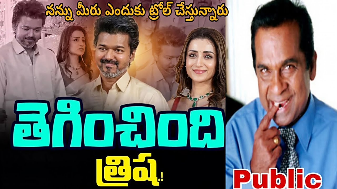vijay thalapathy and trisha trolls || vijay thalapathy || actress Trisha || telugu trolls 