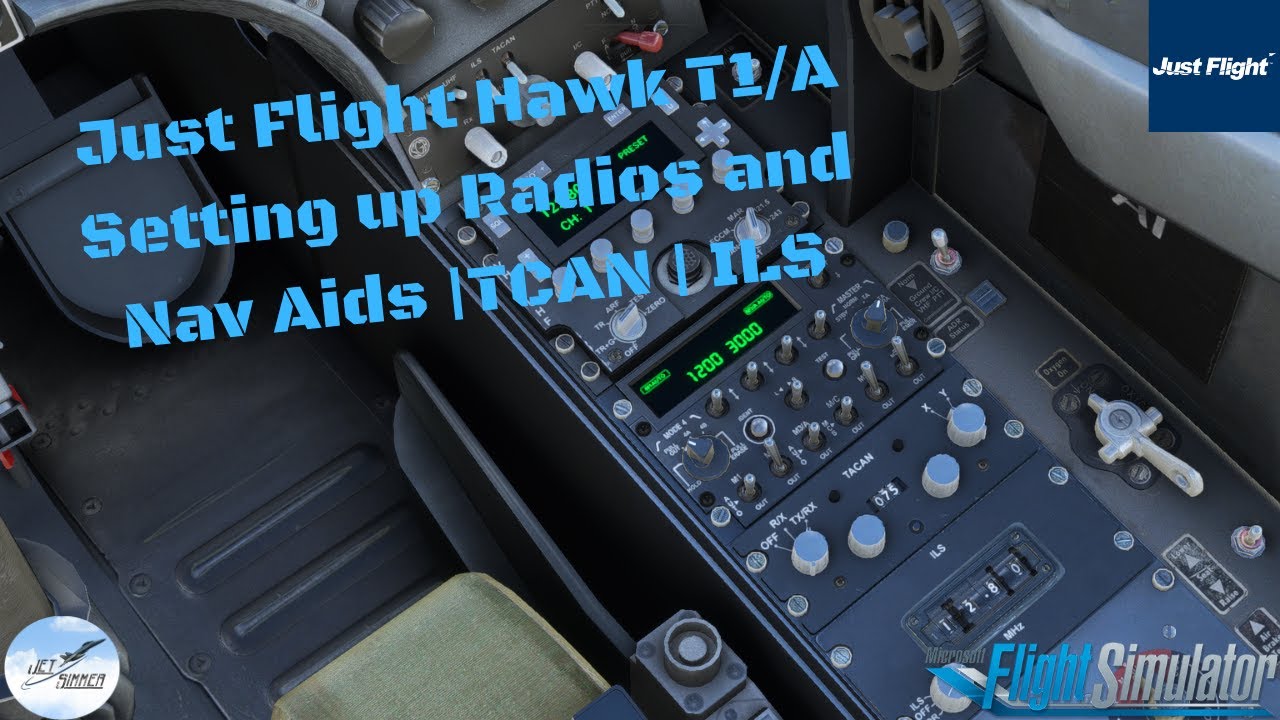MSFS | Just Flight Hawk T1/A Setting up Radios and Nav Aids |TCAN | ILS