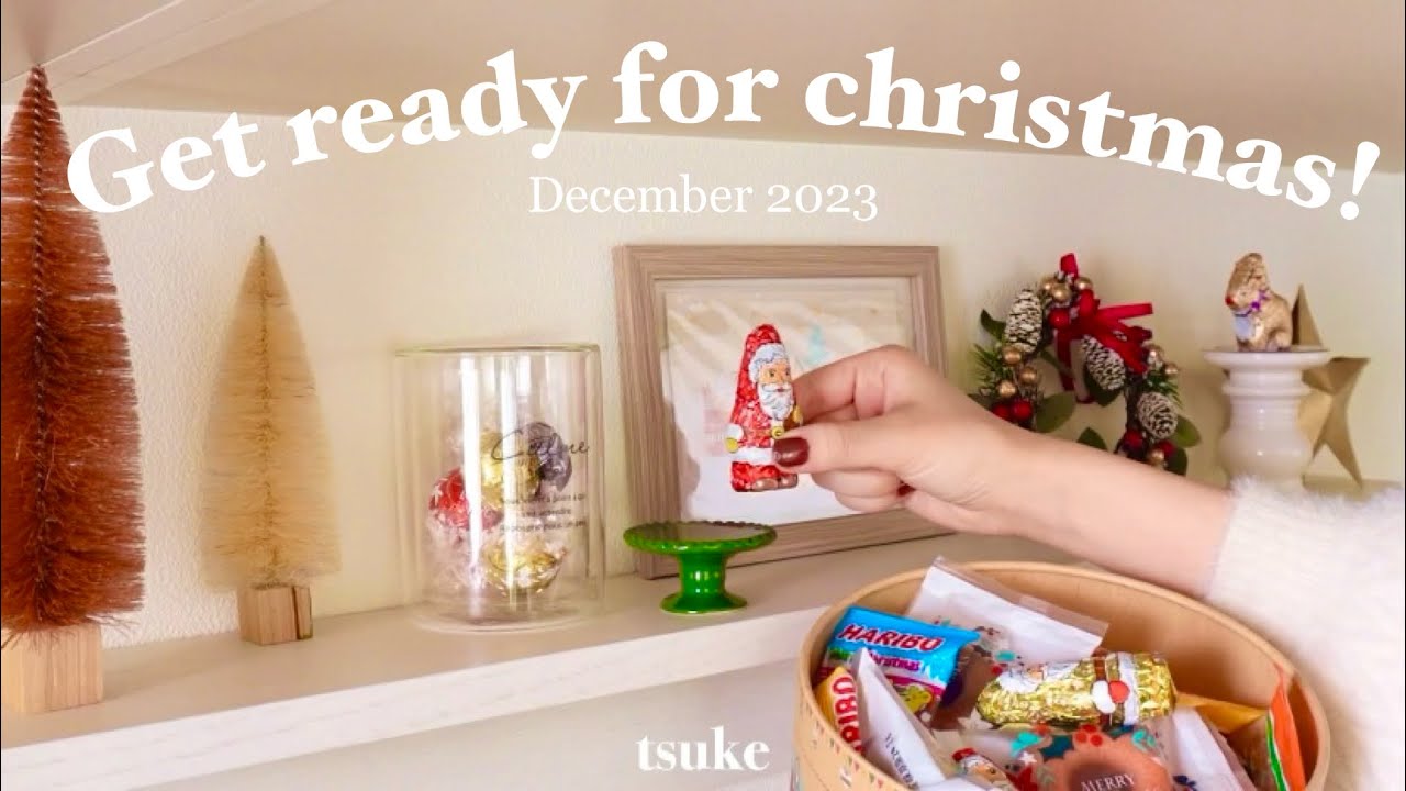 vlog🪅クリスマスの準備をする、ささやかな家の模様替え