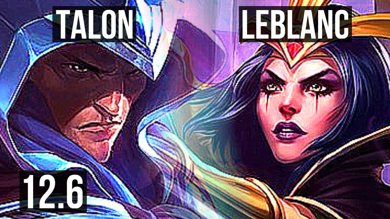TALON vs LEBLANC (MID) | 10 solo kills, 2.8M mastery, Legendary, 600+ games | EUW Master | 12.6