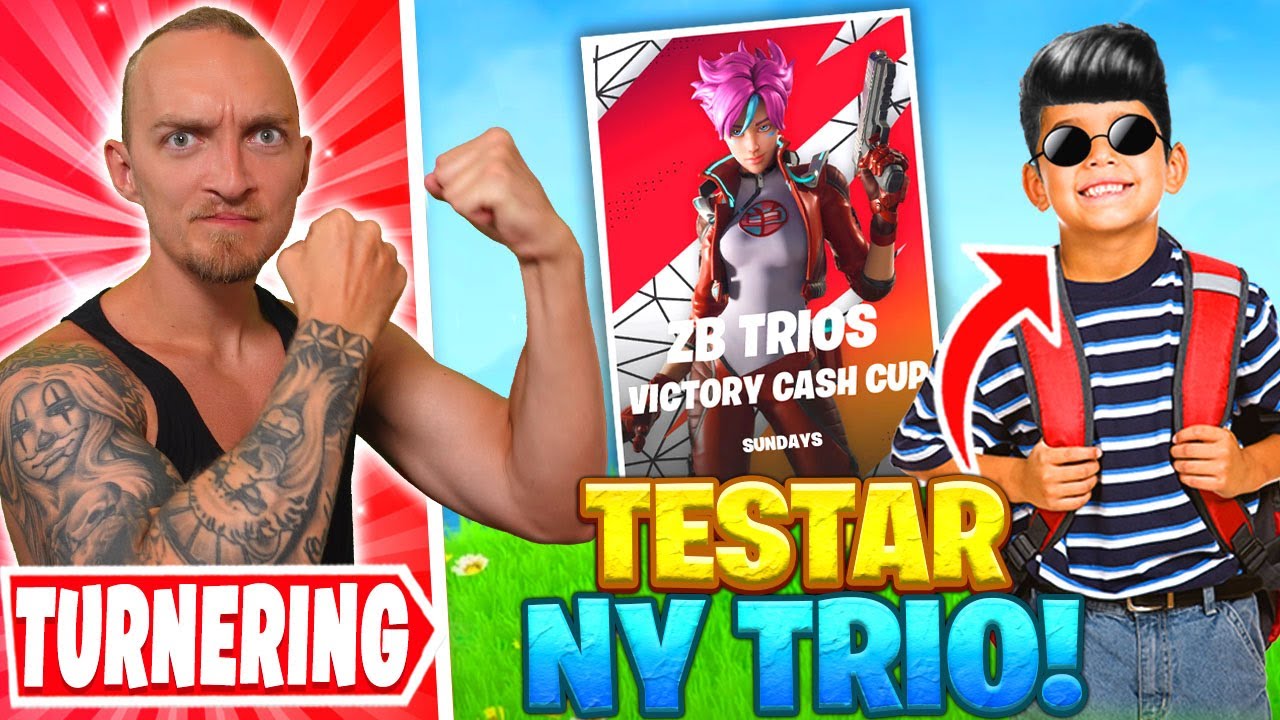 TESTAR NY TRIO I CASH NO BUILD TURNERING I FORTNITE
