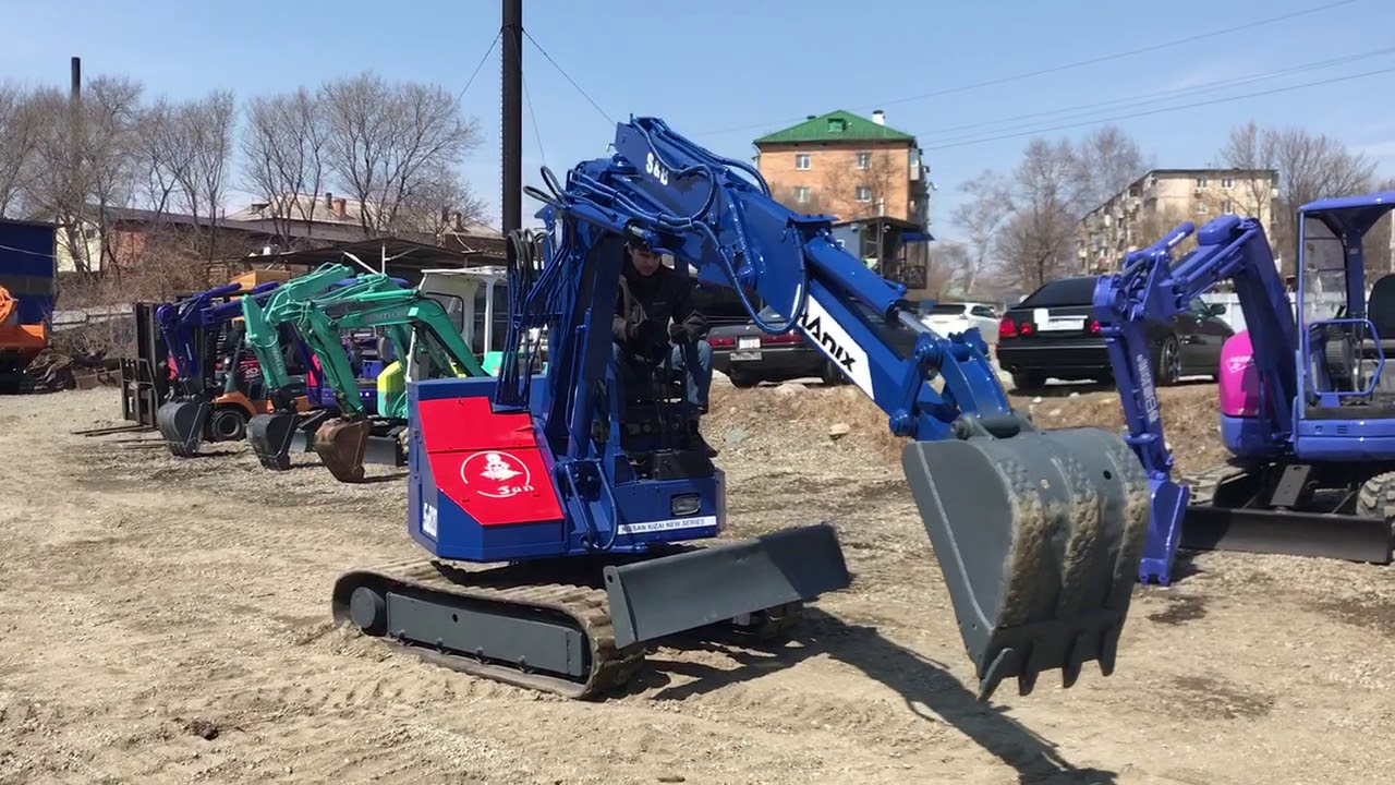 HANIX SB 20 тест миниэкскаватора