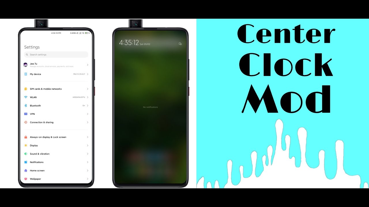 Center Clock Mod | Android Customization | (ROOT)