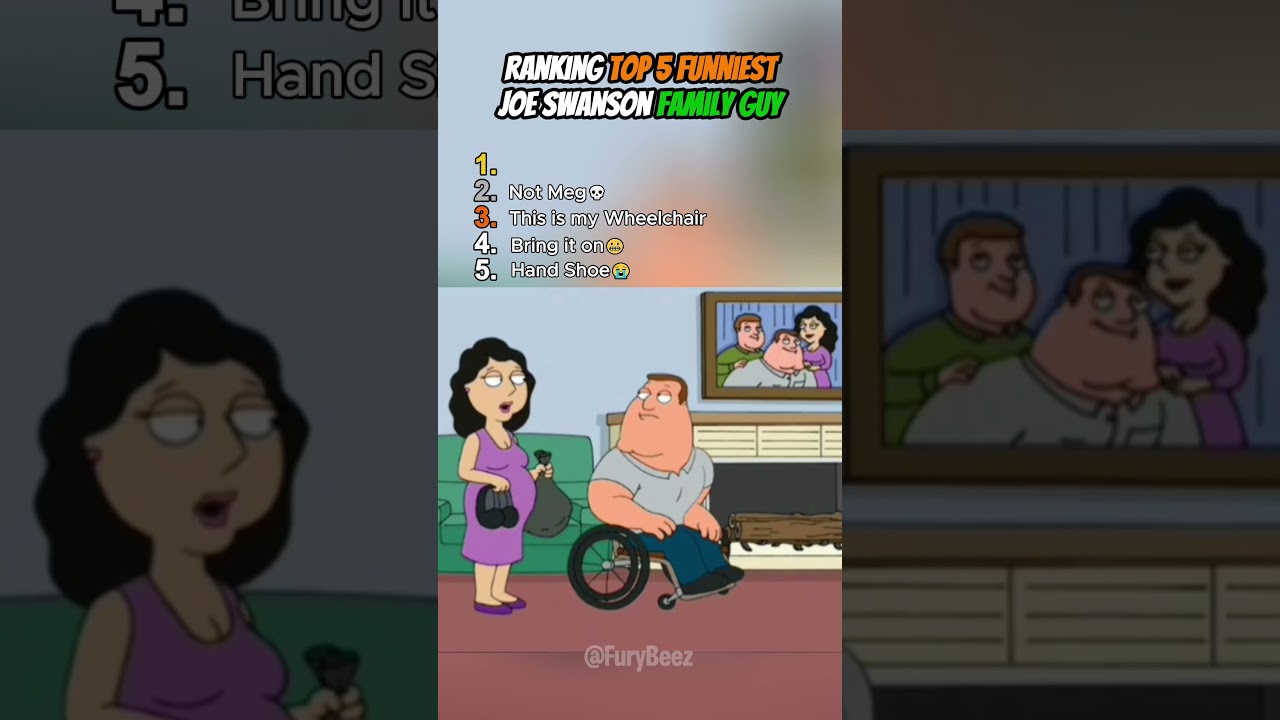 Ranking Top 5 Funniest Joe Swanson in Family Guy
