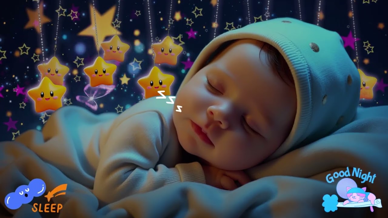Mozart Brahms Lullaby ♫ Baby Sleep Music ✨ Drift to Sleep in 3 Minutes 🌙 Peaceful Rest 💤