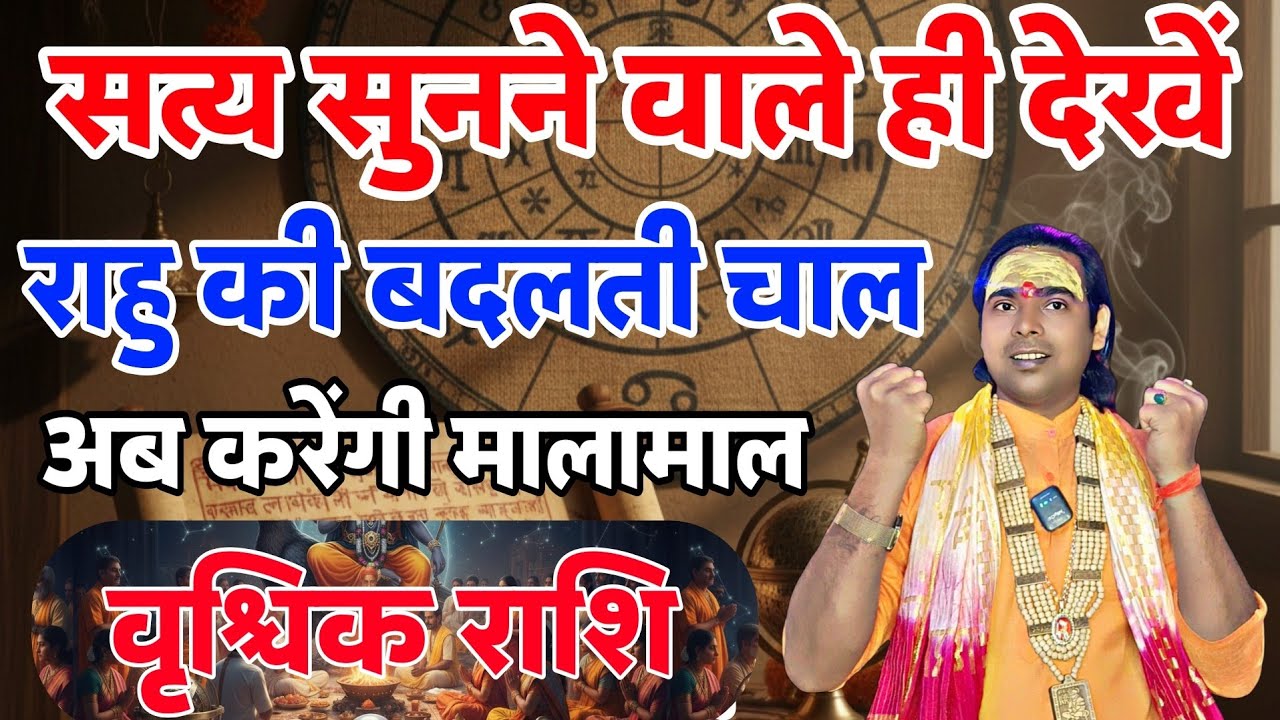 वृश्चिक राशि वालों सत्य ही सुनो ! राहु की बदलती चला करेगी मालामाल | 1 फरवरी 2026 से | Scorpio 