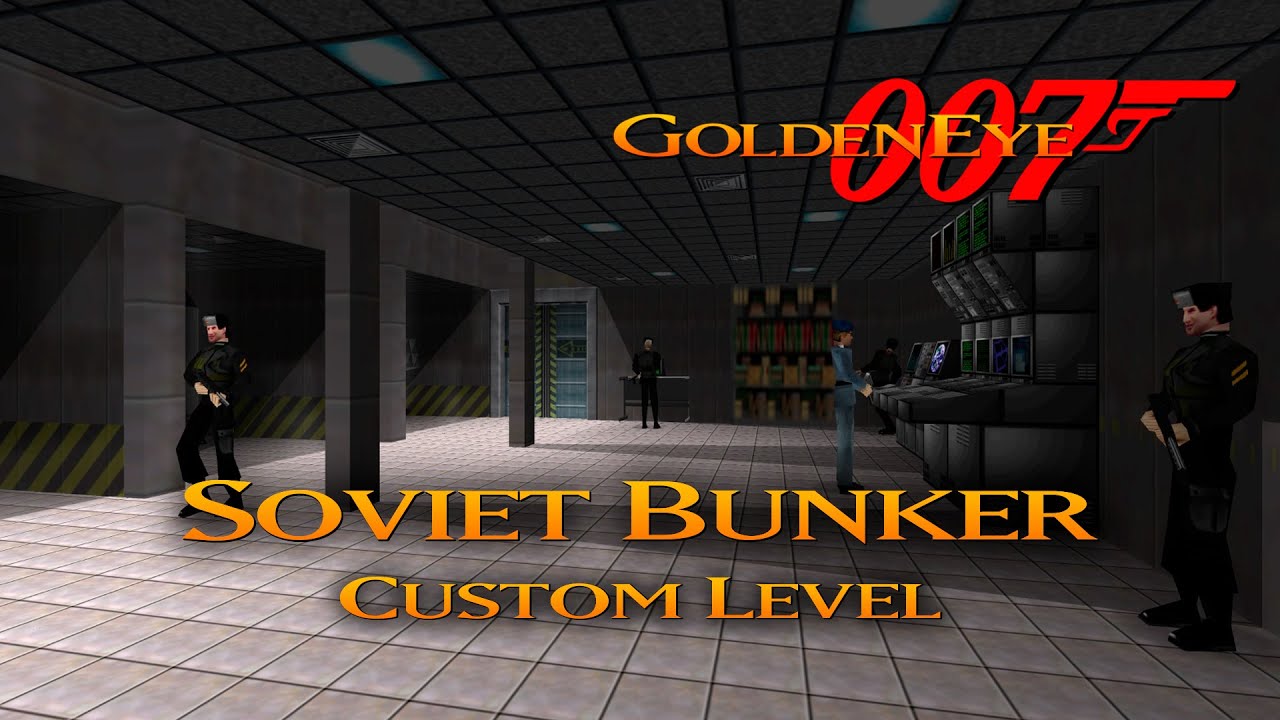 GoldenEye 007 N64 - Soviet Bunker - 00 Agent (Custom level)