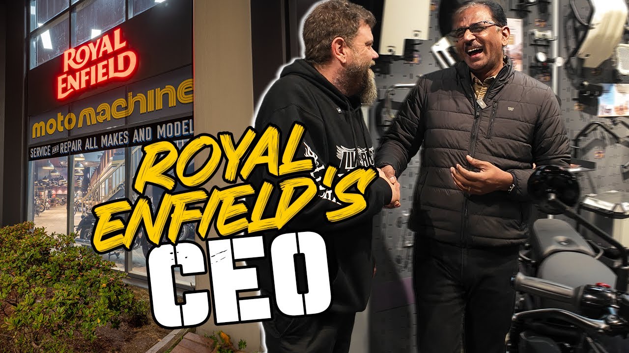 Royal Enfield CEO Interview - Motomachine Royal Enfield Shop Launch LTR Vlog Ep6 - Live To Ride