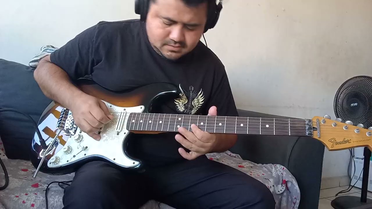 Jam funk en Am Dorian solo guitarra 🎸🎸🎩🎸🎸 Martin Armenta Beltrán 