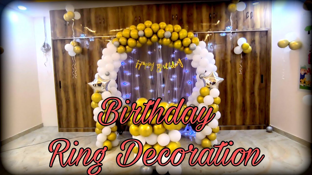 Birthday Ring decoration | birthday Decor | balloon decoration | scout event 🥳🎂