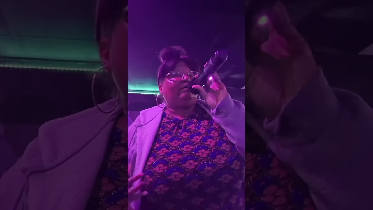 I sing Whitney Houston I Have Nothing at Karaoke 🎤 and my stage name is Thunder ⛈️ 