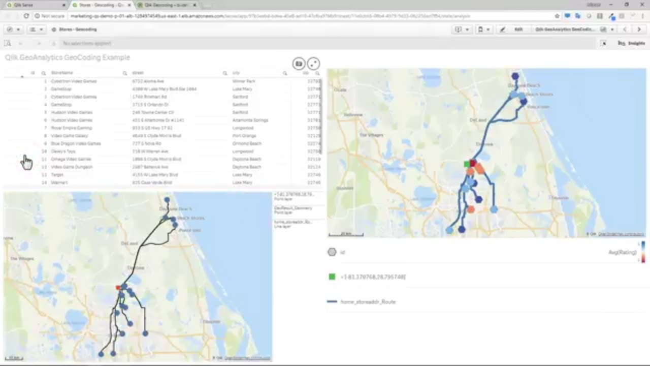Начало работы с Qlik Geocoding — Qlik GeoAnalytics