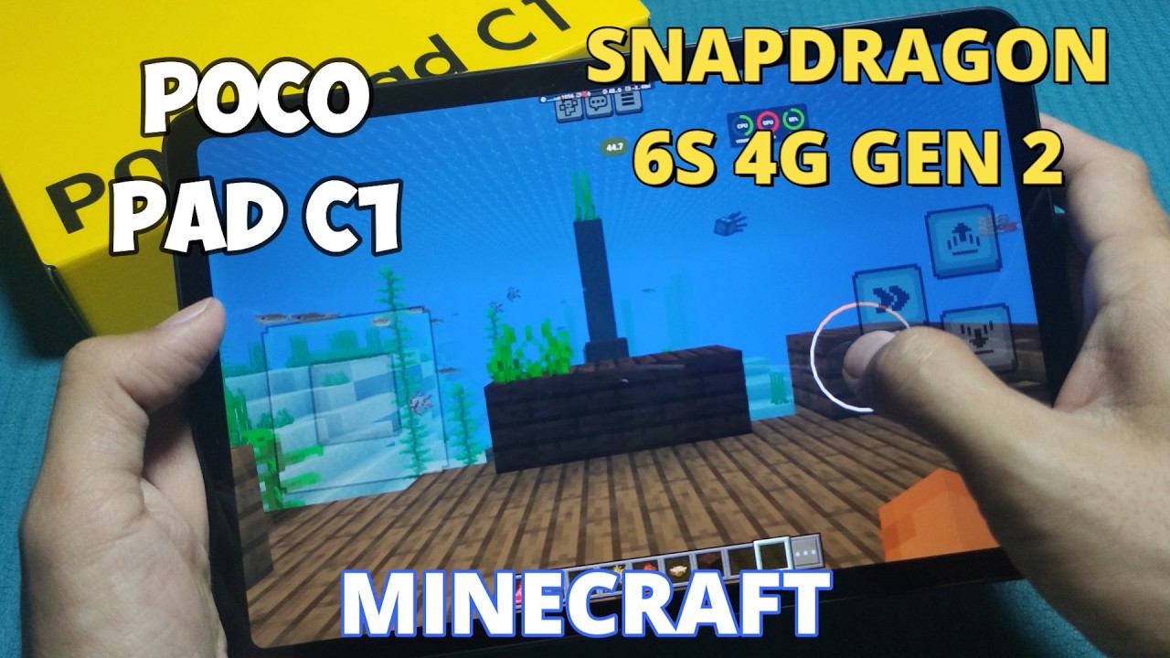 Minecraft in Xiaomi POCO Pad C1