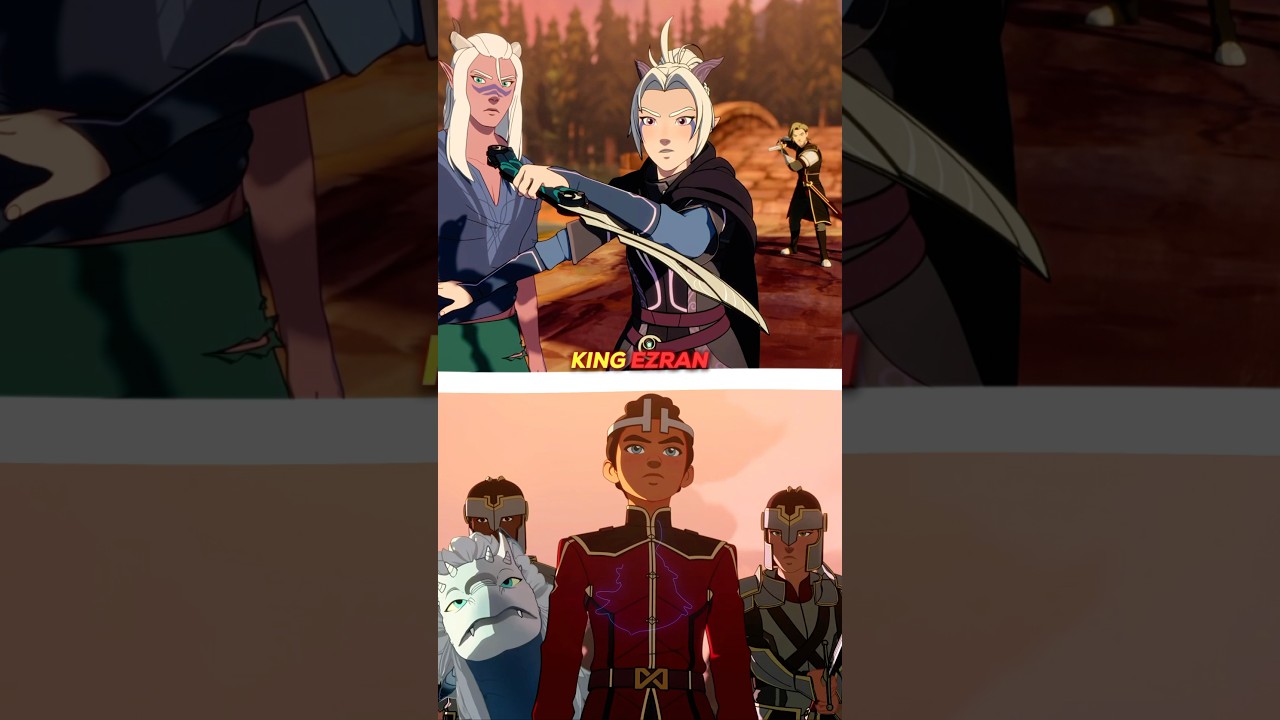This Scene Was Tense&hellip; 😬#rayla #ezran #thedragonprince #netflix