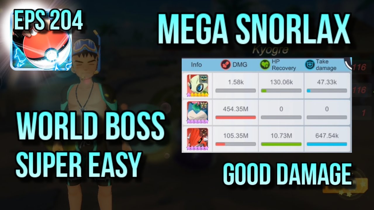 POKEVERSE WORLD EPS 204 : HOW TO GET GOOD DAMAGE USING MEGA SNORLAX