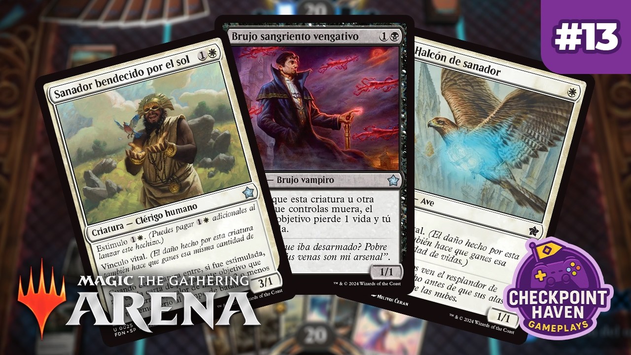 Magic The Gathering: Arena (Android) | Partida #13 – Mazo Blanco y Negro