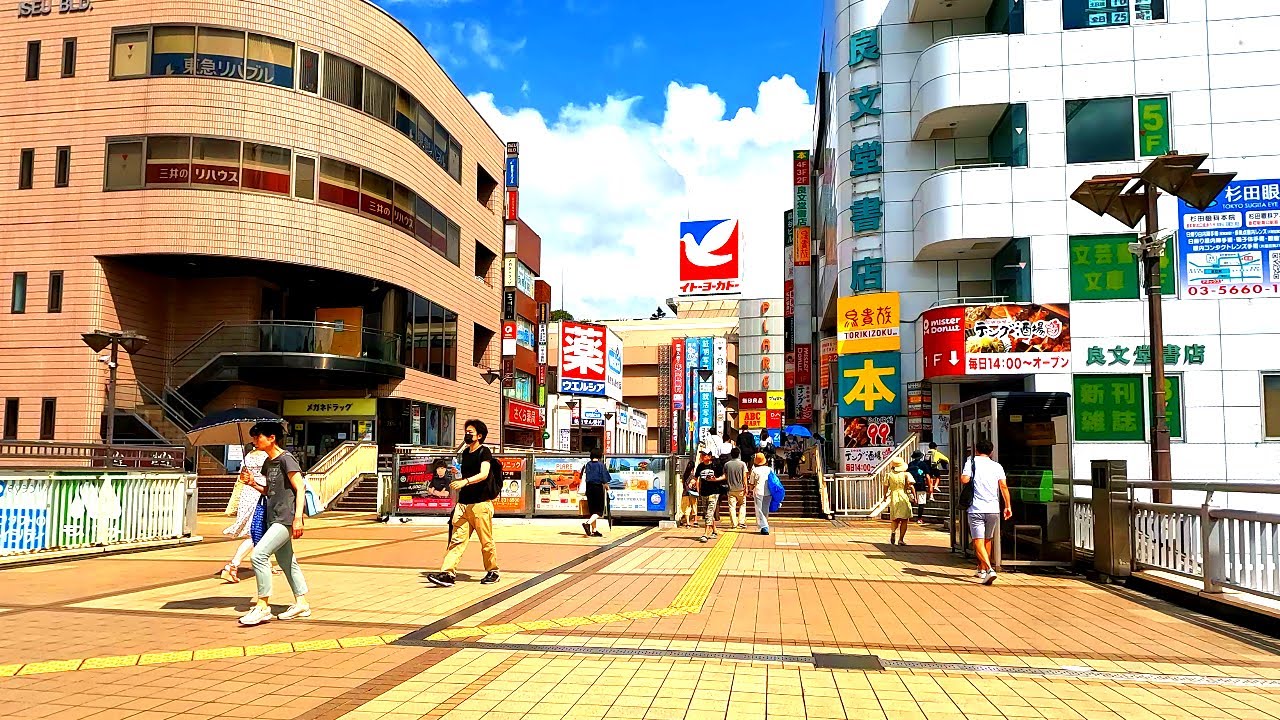 【4K60】お盆休みの松戸駅周辺を散歩！千葉県松戸市