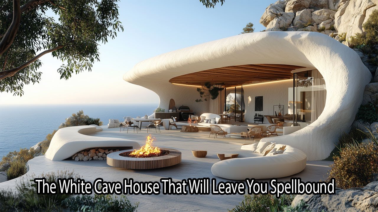 Live in a Fairytale! The White Cave House That Will Leave You Spellbound