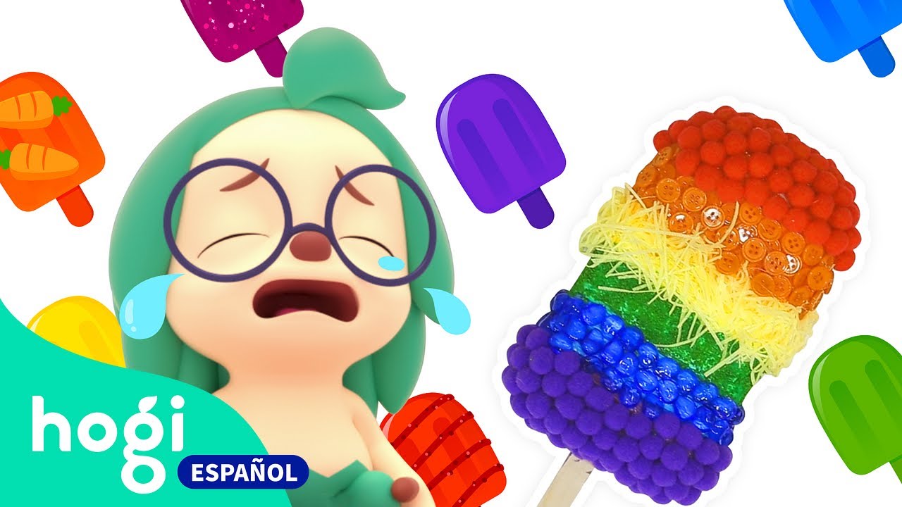 ¡Aprende Colores con la Heladería Arcoíris! | Juguetes para niños | Hogi en español