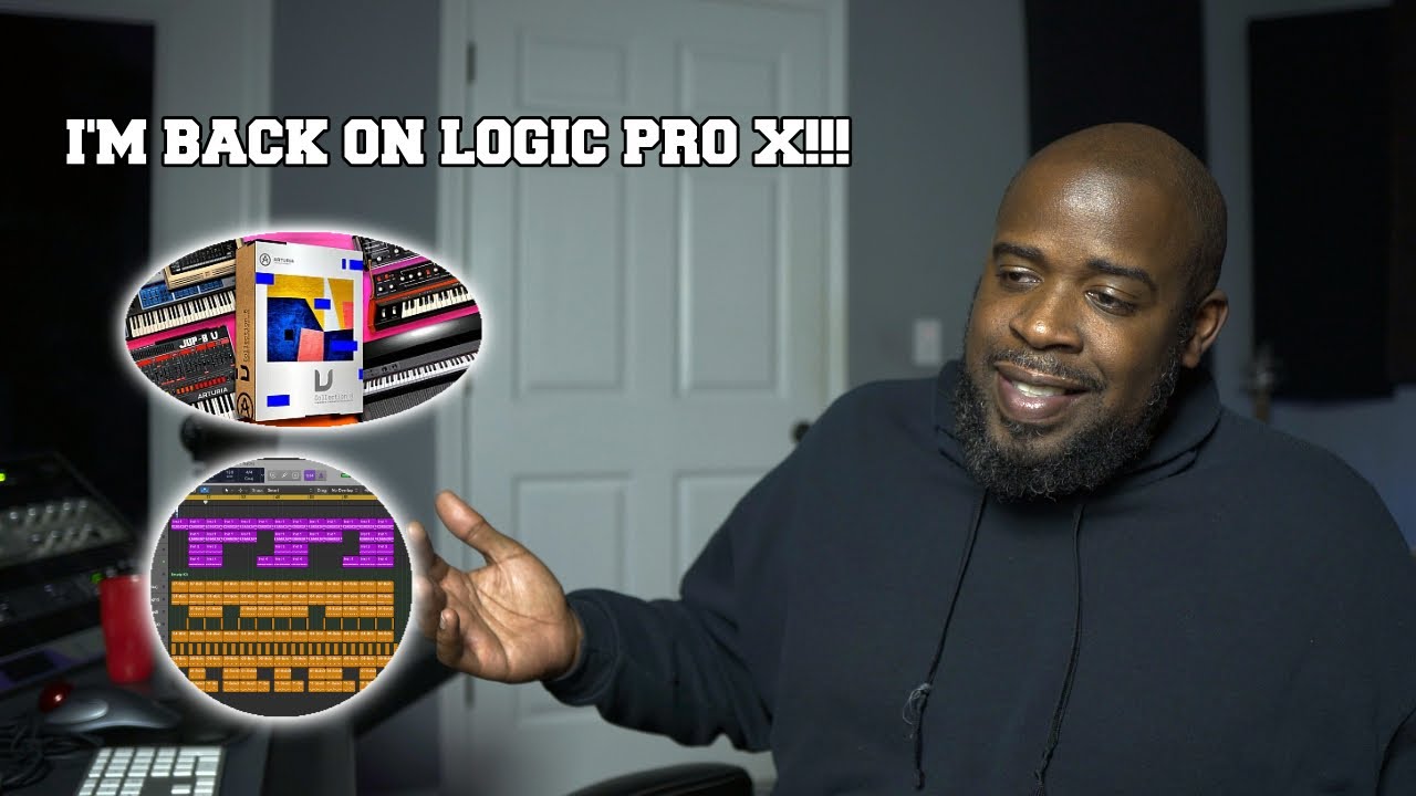 Logic Pro X - Made a Crazy Beat using the Arturia V Collection 8!!!