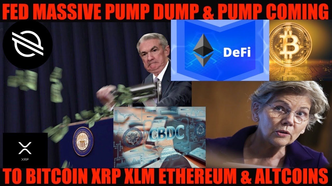 BREAKING NEWS! FED MASSIVE PUMP DUMP & PUMP COMING TO BITCOIN, XRP, XLM, ETHEREUM & ALTCOINS!